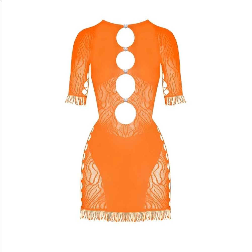 Poster-girl  Orange dress